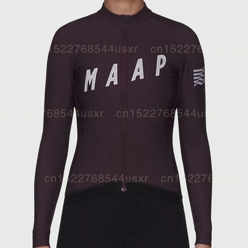 Ropa Bicicleta 2019 Pro Team Maap racing одежда Женская Осенняя дышащая футболка с длинным рукавом