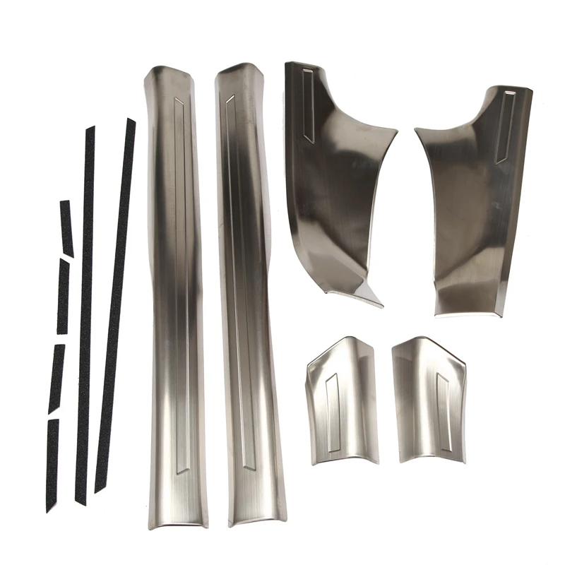 

Car Door Sill Protector Stainless Steel Door Sill Guard Welcome Pedal for Tesla Model 3 2019-2021