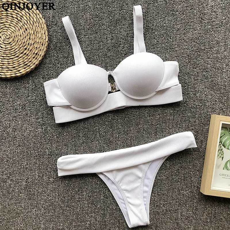 Комплект бразильского бикини женский купальник с пуш ап 2019 сексуальный