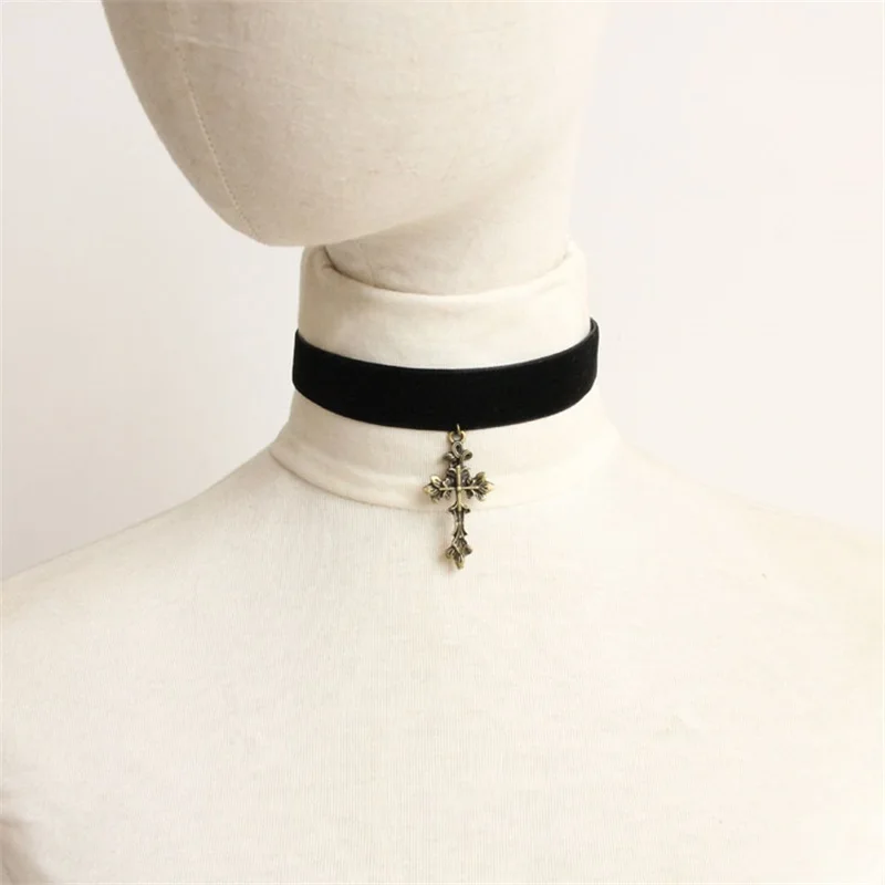 YiYaoFa ожерелье с крестом ручной работы Винтажное колье и подвеска Иисус ювелирные
