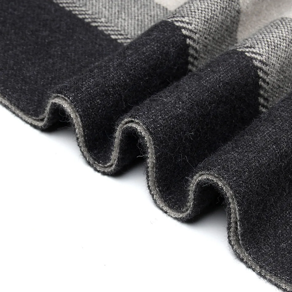 Shoppe жаккардового переплетения Вязание человек шарф Бизнес дел Для досуга в