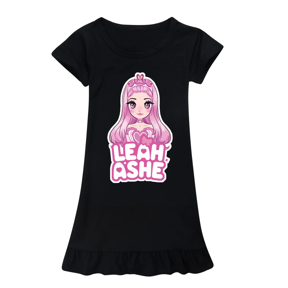 Ночная рубашка для девочек детская летняя пижама LEAH ASHE ночная сна косплей аниме |