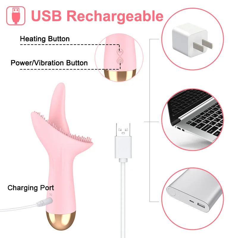 Guimi оральный Вибратор Интимные Игрушки для женщин G Spot стимуляции клитора