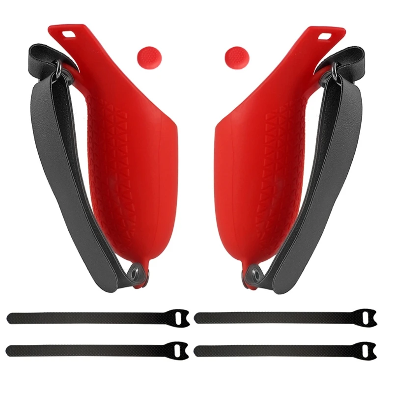 

Controller Grip Cover+Adjustable Hand Strap +Thumb for oculus Quest 2 VR
