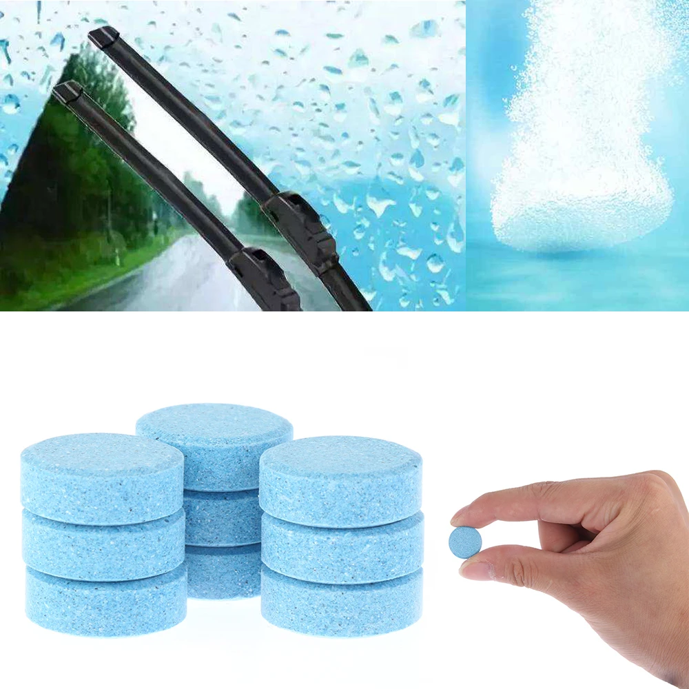 10 Pc Auto Car Windshield Cleaner Glass Wash Cleaning Concentrated Effervescent Tablets Solid Wiper Wholesale | Автомобили и