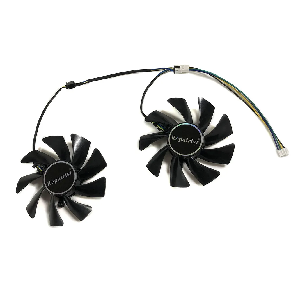 Repairist 2 шт./компл. HD7970 GPU VGA кулер вентилятор для сапфир Vapor-X OC HD 7970 6G GDDR5 Графика охлаждения в качестве замены