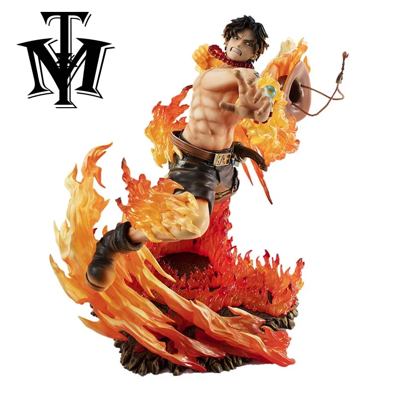 Экшн-фигурка Аниме One Piece Ace Fire Fist из ПВХ коллекционная Статуэтка для 15-летнего