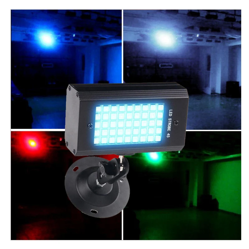 

DGQKDS 5V USB RGB LED Strobe Light stroboscopes DJ Disco Projector Stage Lighting Effect Lamp Party Light