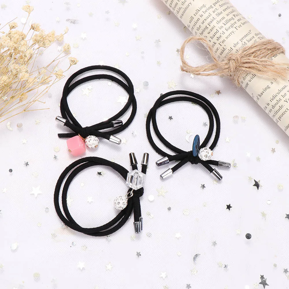 6 шт./компл. модная разноцветная эластичная повязка для волос Красивая резинка