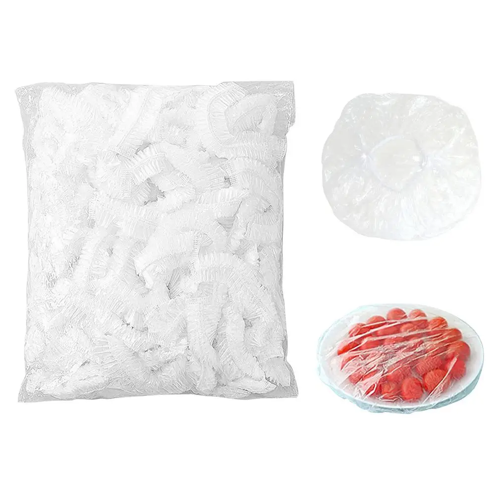 

50/100pc Disposable Cling Film Cover Household Refrigerator Food Fruit Preservation Cover Dust-proof Plastic Fresh-keeping Cover