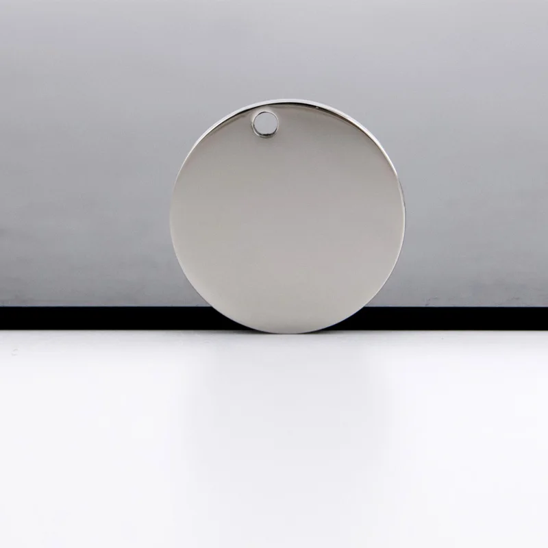 Круглые идентификационные бирки для собак Risul из нержавеющей стали 50 шт. 15/20/25/30/35