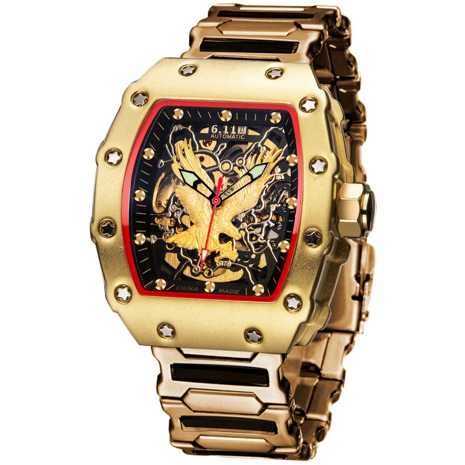 Часы-пилот Мужские автоматические механические 42 мм с хронографом | Наручные