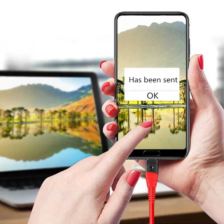 

Micro USB C Cable Nylon Fast Charging USB Type C Cable for Samsung S21 Xiaomi HTC USB Fast Charger Data Cable Mobile Phone Cable