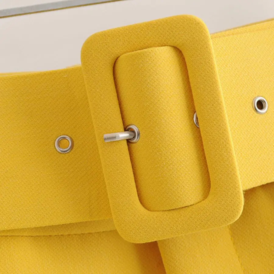 

Slim Waistband Accessories With High-Waisted Solid Color Are Versatile With Fashionable Young and Middle-Aged Ladies' Trousers