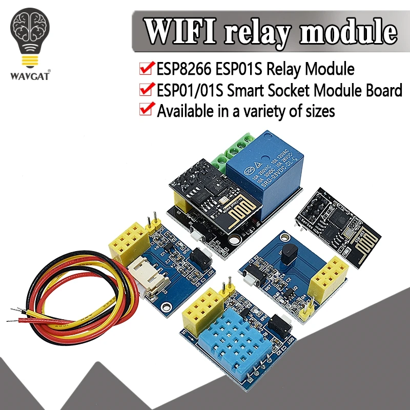 Модуль дистанционного управления для умного дома ESP8266 ESP-01S, 5 В, Wi-Fi, приложение для телефона Arduino, беспроводной модуль Wi-Fi
