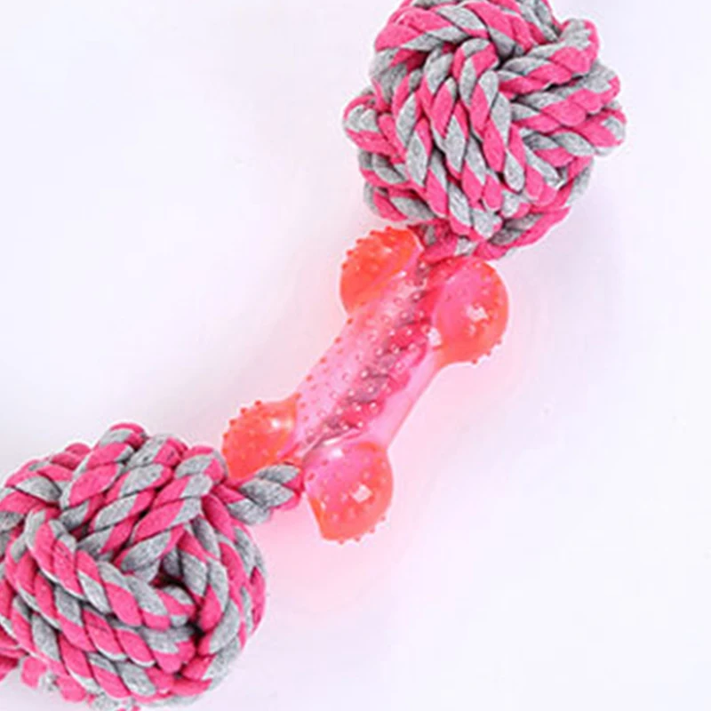 

Pets Dogs Toy Dogs Rope Toy Chew Knot Toy Durable Braided Bone Rope Chew Teeth Clean Outdoor Traning Fun Playing
