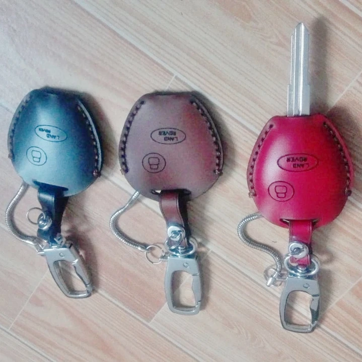 

3Colour Genuine Leather Car Key Case key Cover For Land Rover Discovery