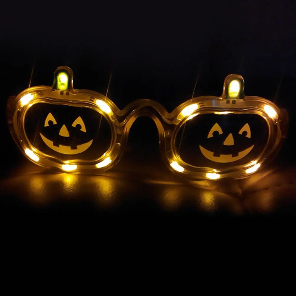 Светодиодный Очки в виде тыквы люминесцентный слепой очки светильник маска для