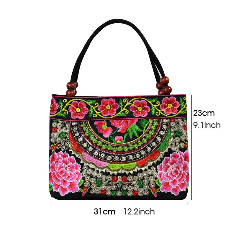Женские сумки на плечо с вышивкой в этническом стиле красивые цветочные богемные