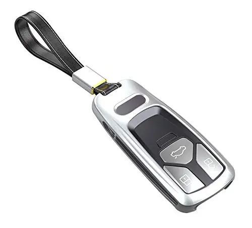 Aluminum Alloy Smart Remote Key Case Fob Cover Shell Keyless Entry Holder for Audi 2017-2019 A4L TTS Q7 New A5 Q5L S4 A4 | Автомобили и