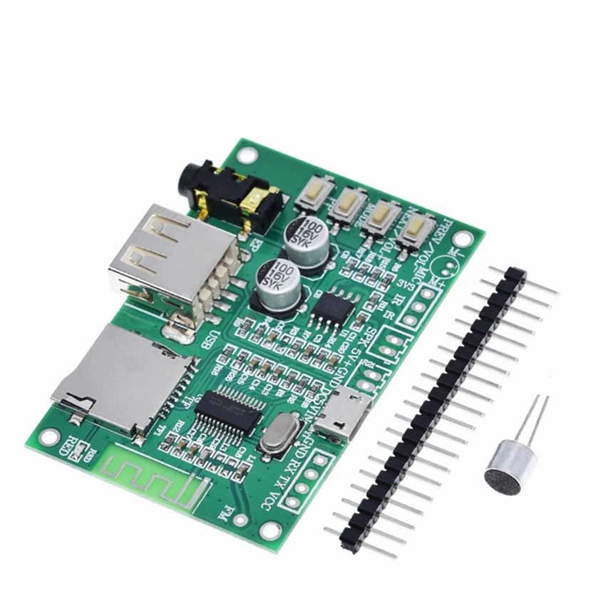 

Dual Mode 5.0 BHT-compatible Wireless Amplifier Board Audio Amplifier Board Module, Support TF Card U Disk BLE, SPP Serial Port