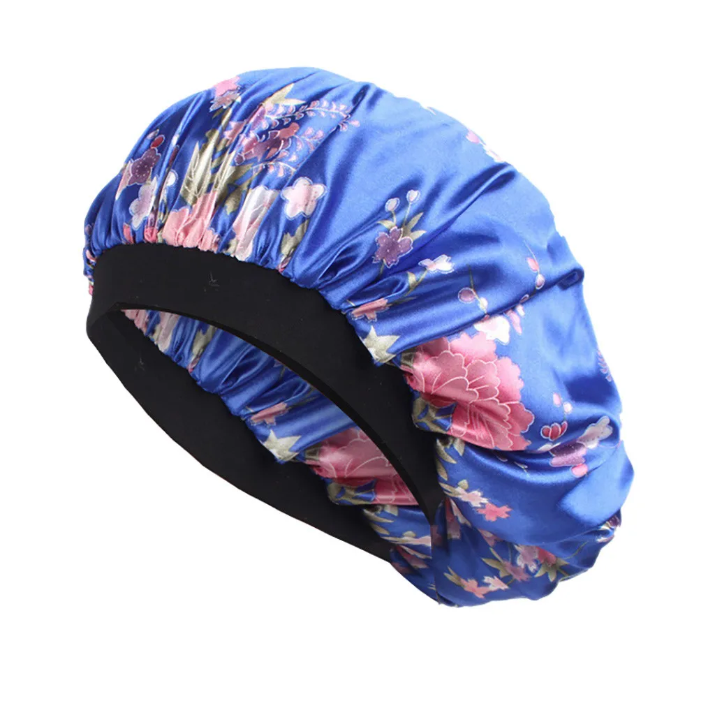 Женская кепка для сна мягкая шелковая атласная Кепка ночного головной убор