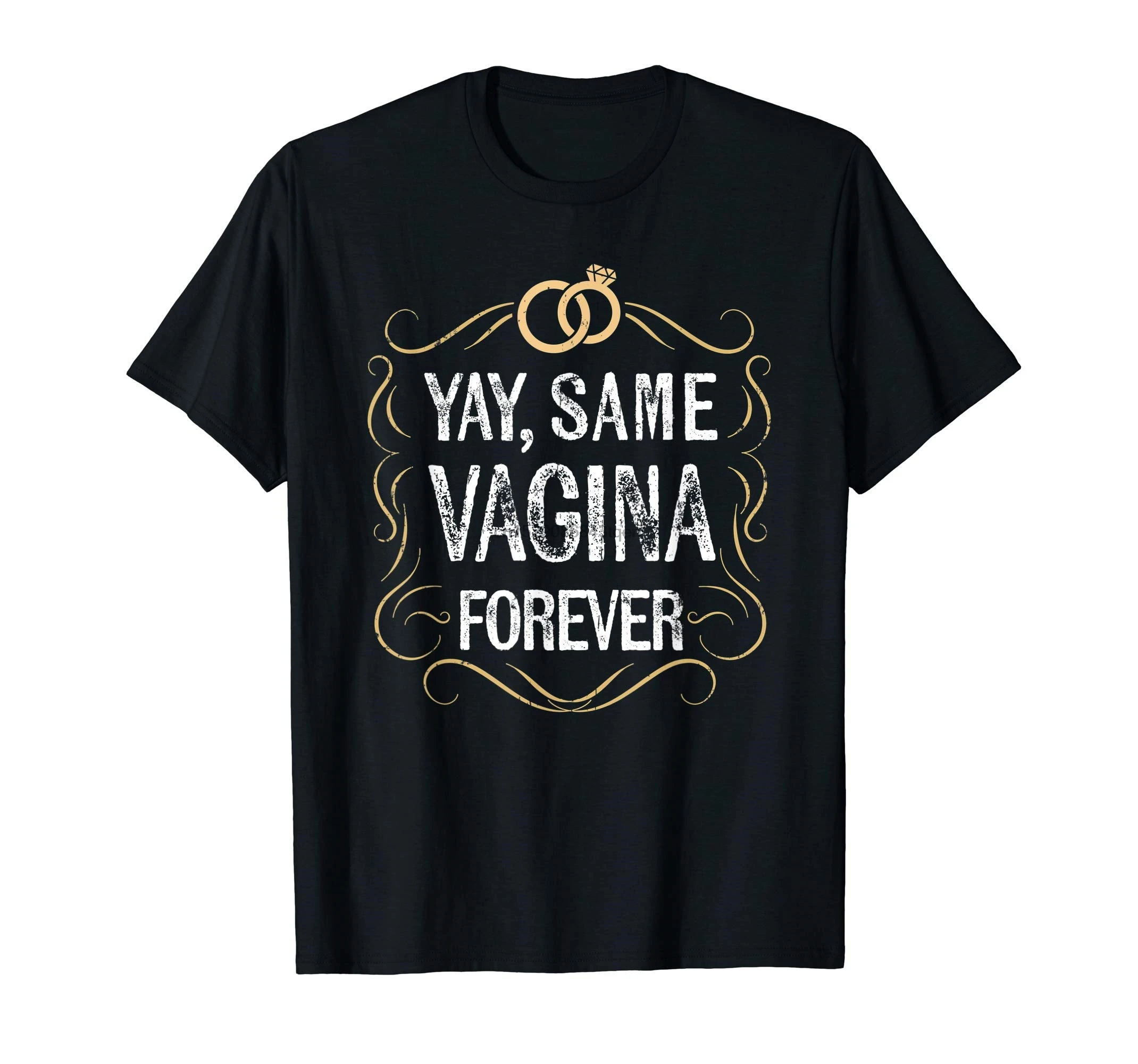 Мужские Смешные Yay Same Vagina Forever рубашка подарок Для холостяка вечерние Мужская