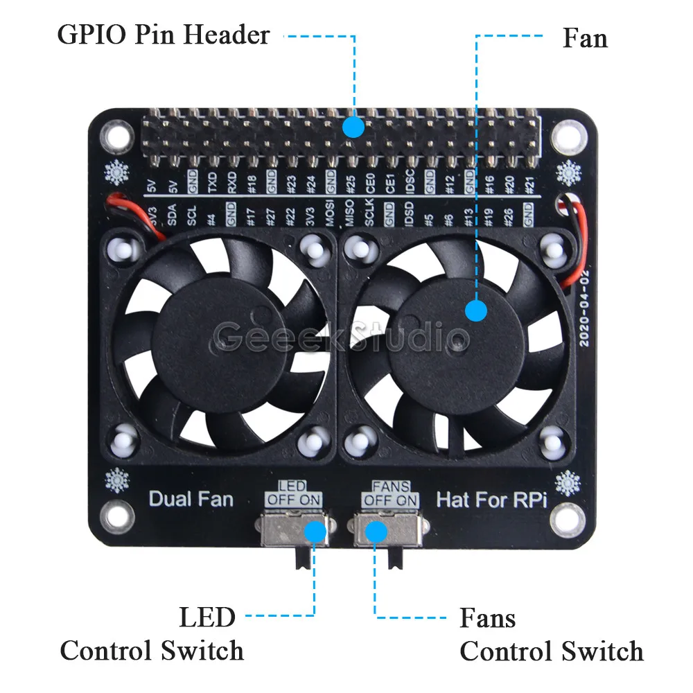 Плата расширения для Raspberry Pi 4 Model B 3B +/3B/4B|Аксессуары демонстрационных стендов| |
