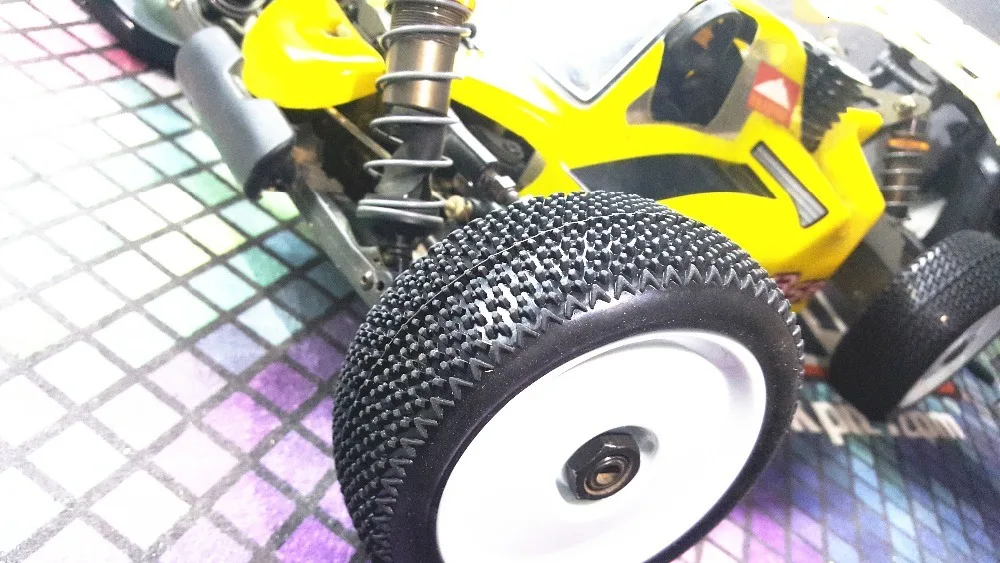 4 шт. GWOLVES 1/8 RC багги Грузовик внедорожные шины нейлон плюс жесткие тяговые колеса конкурс практика для 1/8 RC автозапчасти