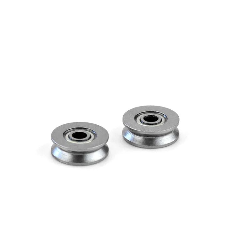 5pcs Micro V-Groove steel Wheel Wire Passing Guide roller Carbon Steel Bearing Pulley Roller 3*12*4mm | Обустройство дома