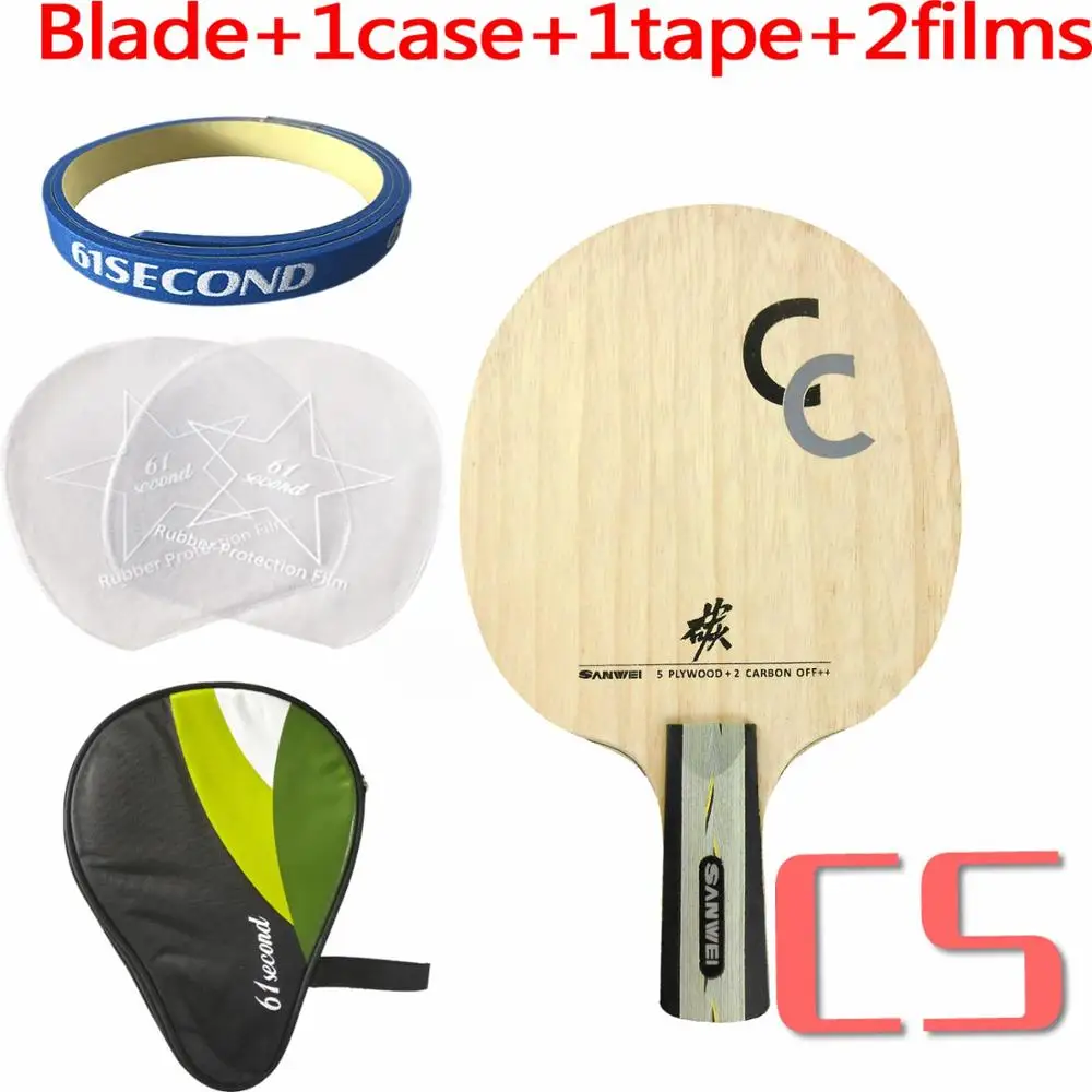 CS with H 1 case Sanwei CC лезвие для настольного тенниса - Цвет: CS with H 1 case