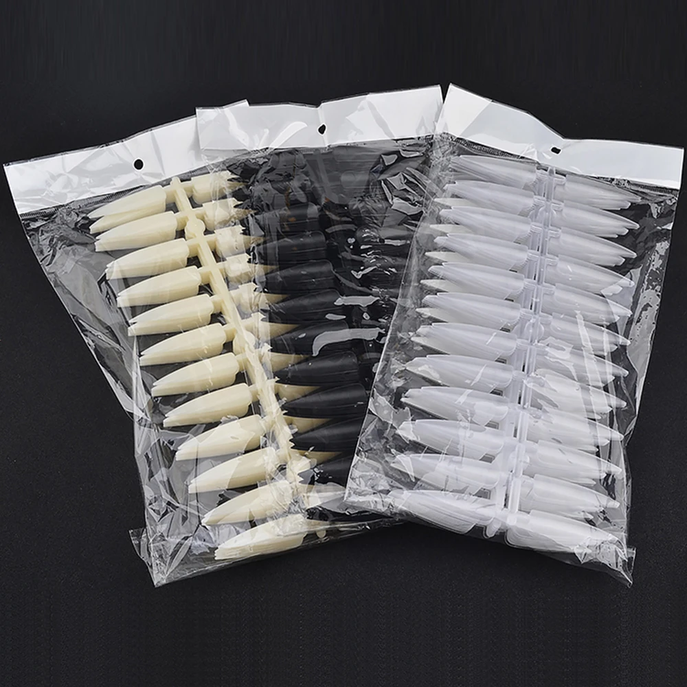 240 шт. прозрачные акриловые накладные ногти для дизайна ногтей| |