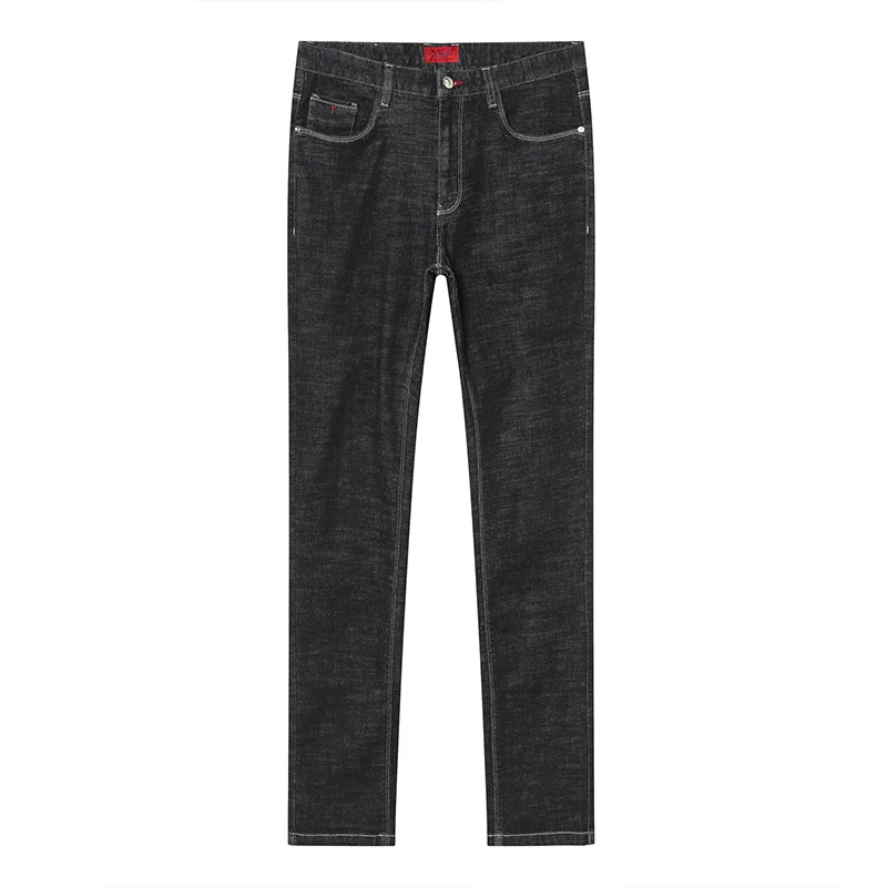 

LKSD Autumn Winter Men Causal Simple Men Jeans Fashion High Waist Slim Fit Ankel-length Men's Jeans T16190055