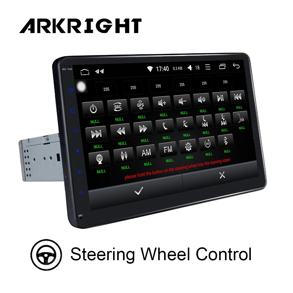 Автомагнитола 1 Din 10 дюйма 4 + 64 ГБ Bluetooth GPS/видеовыход/SWC/IPS/SPDIF | Автомобили и