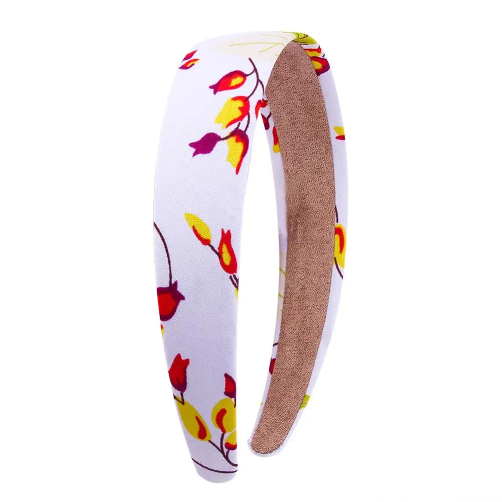 1 шт. 30 мм Цветные Сатиновые покрытые резинки для волос женщин и девочек ленты