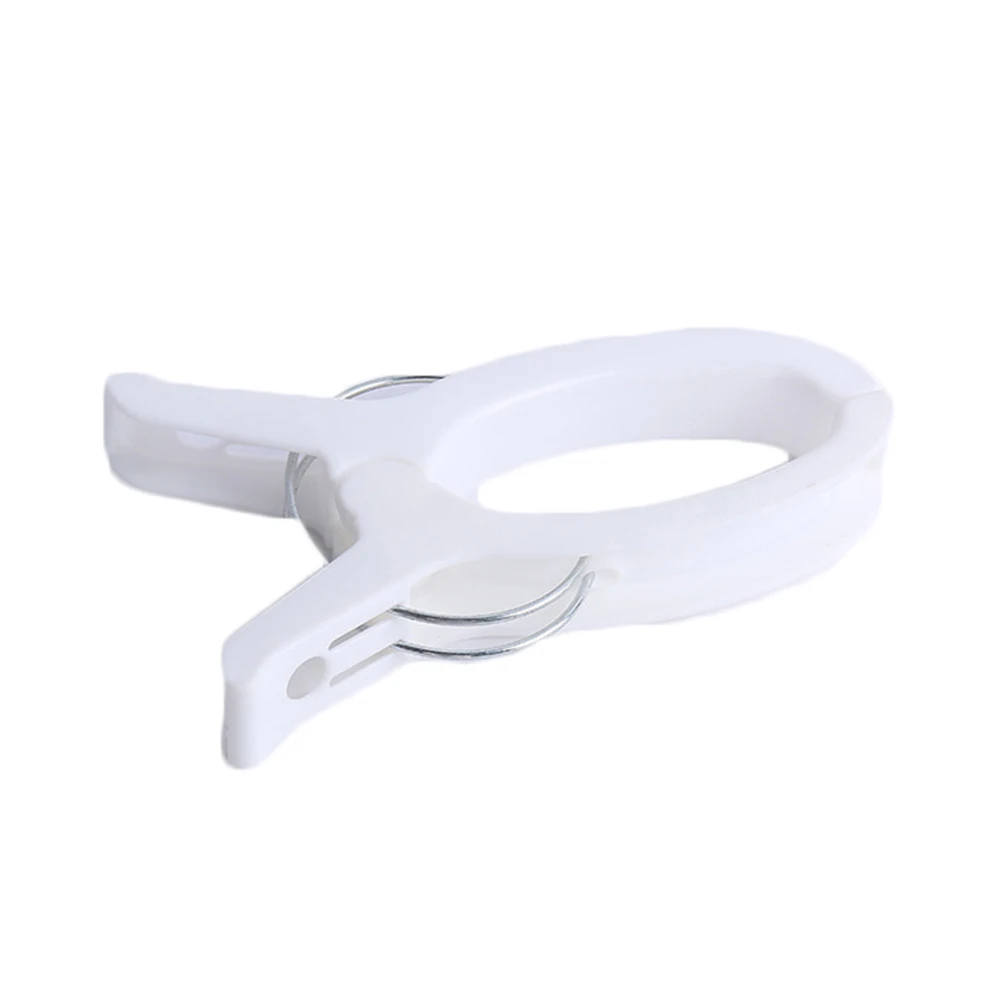 1 шт. зажим для белья Pop пляжный Зажим для полотенец Большой ветрозащитный хлопковый зажим шезлонги шезлонг бассейн Cruiseship Одеяло Ткань Зажим - Цвет: Белый