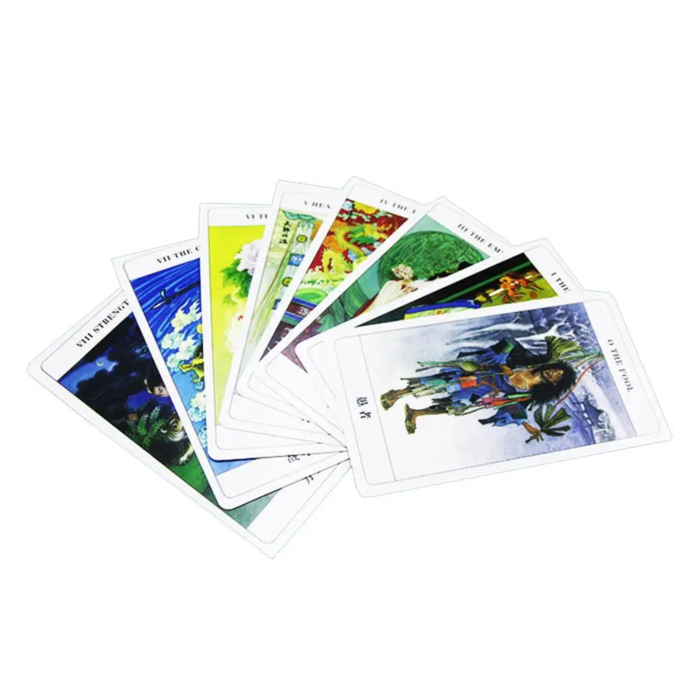Полная колода японский миф Tarot палубная карта s чтение будущего tarot настольная