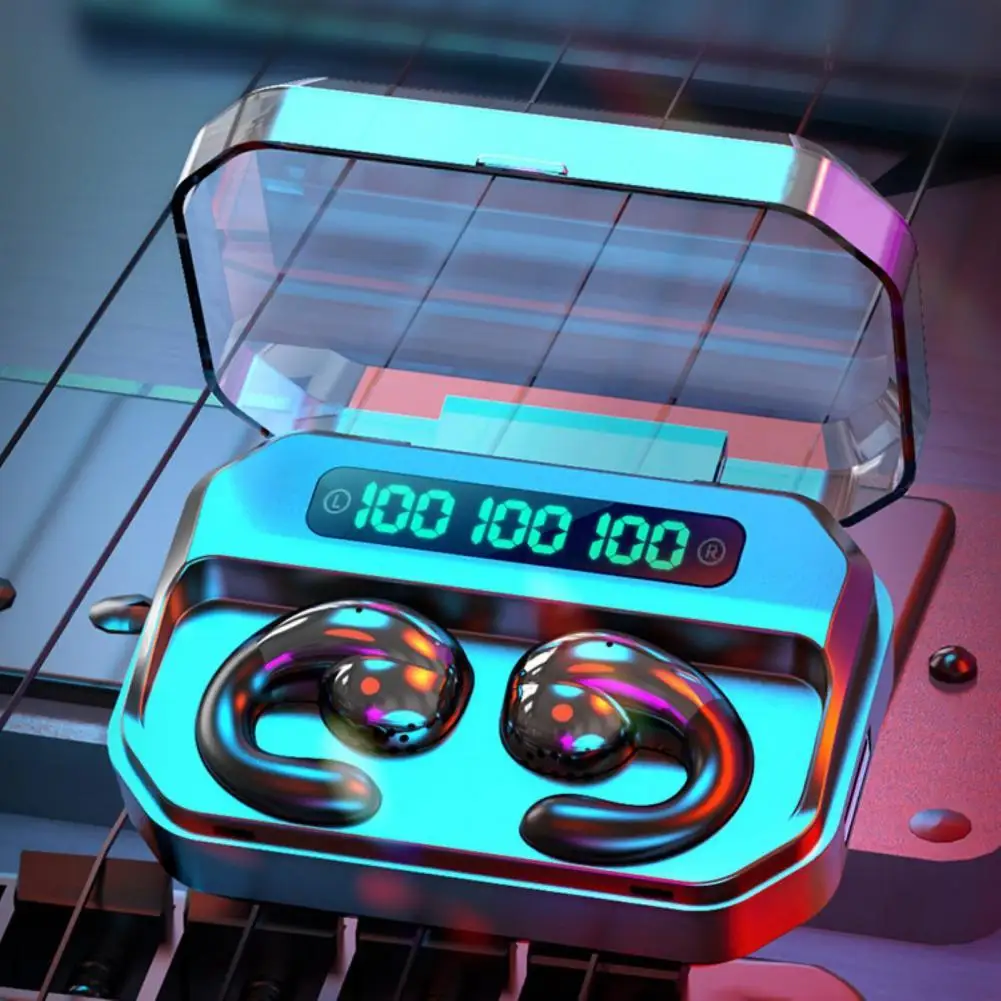 

Водонепроницаемые беспроводные наушники TWS Bluetooth V5.0 с светодиодный фоном и светодиодным дисплеем