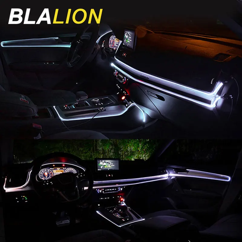 Светодиодная атмосферная Rgb-лампа для салона автомобиля неоновая лампа сделай