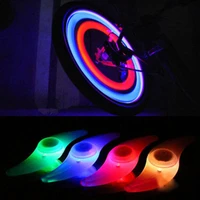 waterproof bicycle spoke light 3 lighting mode led bike wheel light easy to install bicycle safety warning light with battery