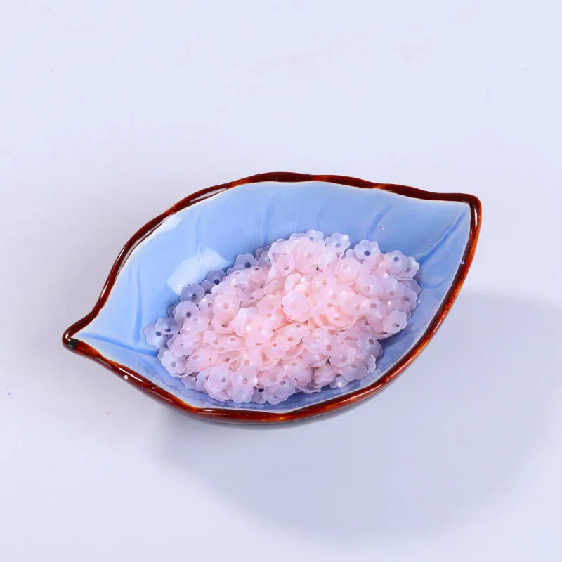 360 шт. матовые блестки в форме цветка сливы 8 мм|shaped sequins|flower shaped sequinssequins sewing |