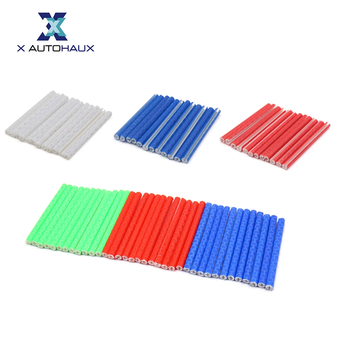 

X Autohaux Universual 12 / 36 Pcs Bike Bicycle Wheel Rim Spoke Reflector Mount Clip Tube 75mm Warning Cycling Reflective Tube