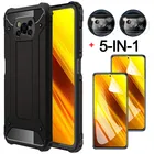 5-в-1, Гидрогелевая пленка + чехол для poco x3 nfc case pocophone x 3 nfc xiaomi poco x3 чехлы силиконовый чехол для телефона покофон х3 нфс сяоми поко х 3 чехол на поко х3 нфс ксиоми покофон х3 чехлы на poco-x3-nfc