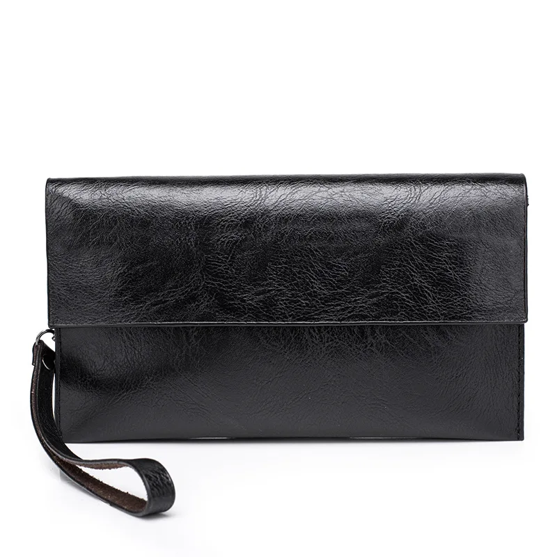 

Men Clutch Bag Large Capacity Man Wallets Cell Phone Pocket ID Credit Card Pocket Purse Business PU Leather Male Long Wallet