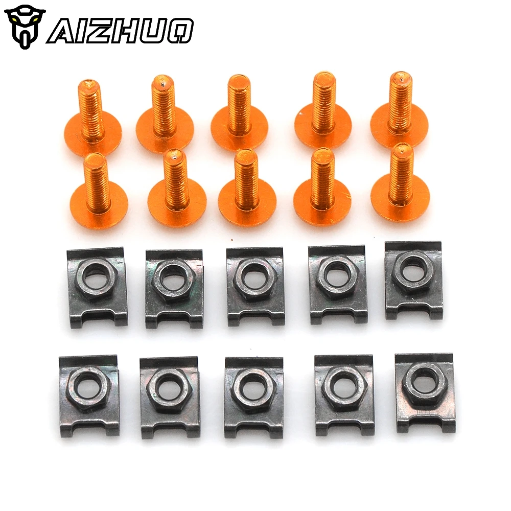 Болты для обтекателя мотоцикла винтовой зажим корпуса винты гайки YAMAHA MT 15 MT15 M SLAZ