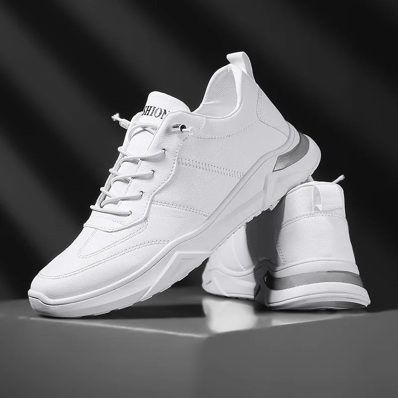 

Winter Men Sports shoes Fashion Casual lace up Sneakers Waterproof Snow Boots Unisex-Adult leather Breathable men's loafers