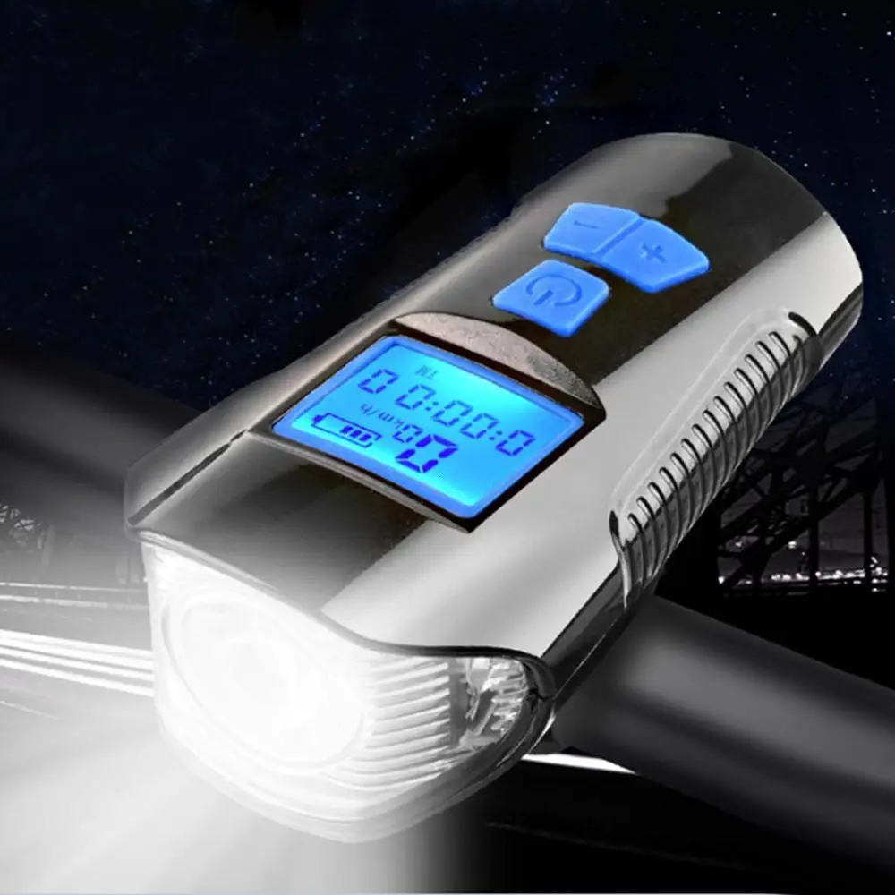 Велосипедный светильник USB 5 режимов компьютерный звуковой сигнал велосипедный