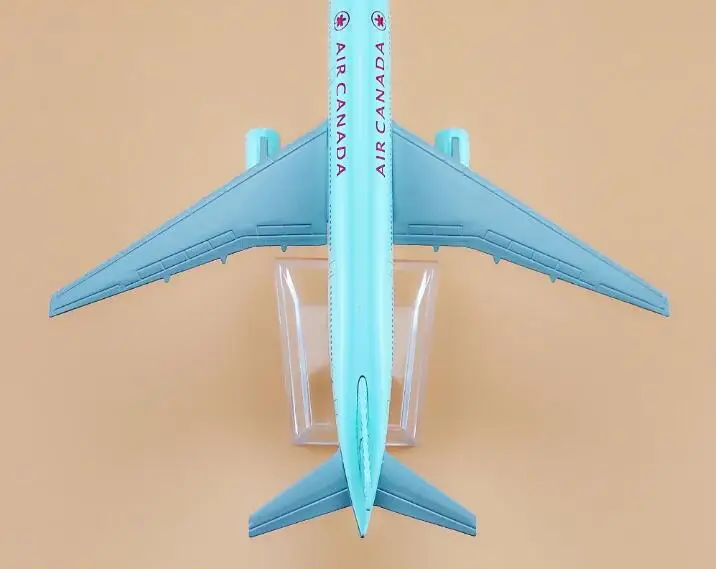 Горячая продажа 16 см модель самолета Boeing 777Air Канада самолет B777 металлическая для