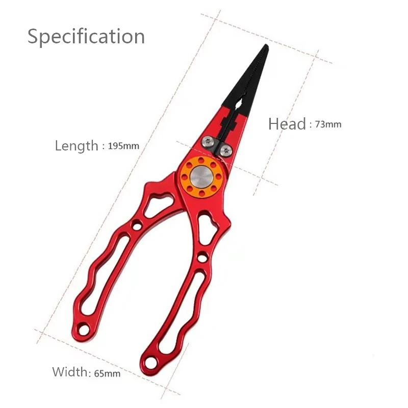 

Fishing Plier Scissor Braid Line Lure Cutter Hook Remover etc. Fishing Tackle Tool Cutting Fish Use Tongs Multifunction Scissors