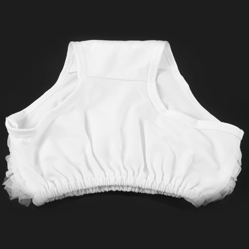 Белые шаровары с оборками для девочек-подгузники 3 упаковки | Мать и ребенок